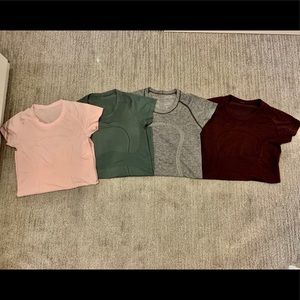 Lululemon Swiftly Tech Tee- Size 6 (lot of 4)